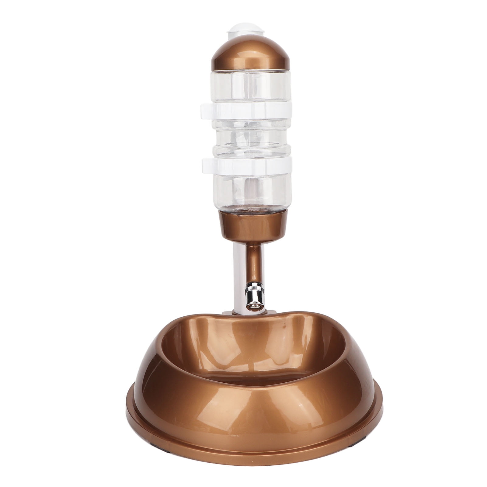 Nieyigj Pet Standing Water Dispenser Bowl Set, Height Adjustable Dog Automatic Feeder with Detachable Pole, Multifunctional Cat Food Basin, 15.4 inches / 39 cm