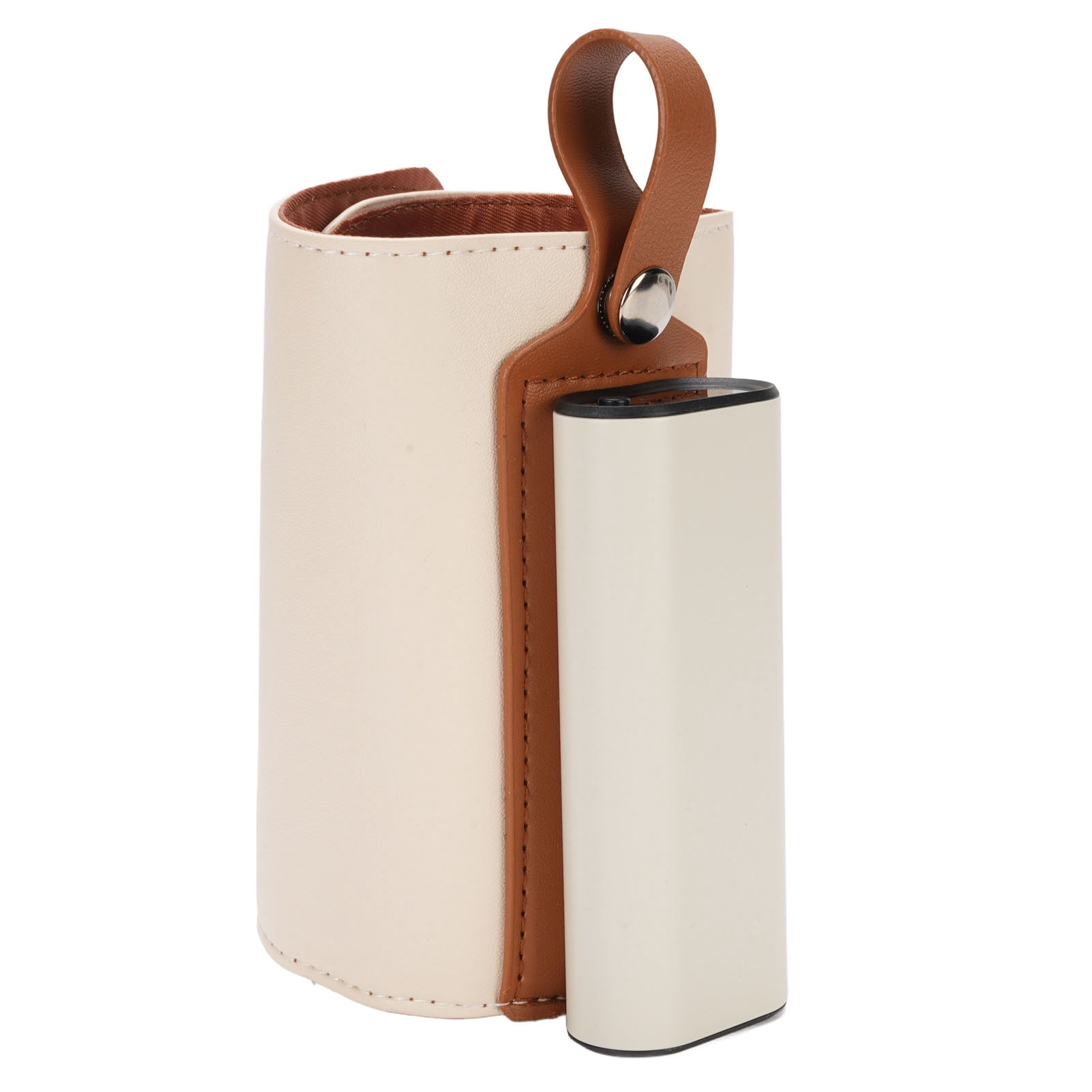 Nieyigj Portable Baby Bottle Warmer with 21 Temperature Settings 5800mAh Battery USB Charging Insulated Cover Fast Milk Warmer for Travel and Outdoors White
