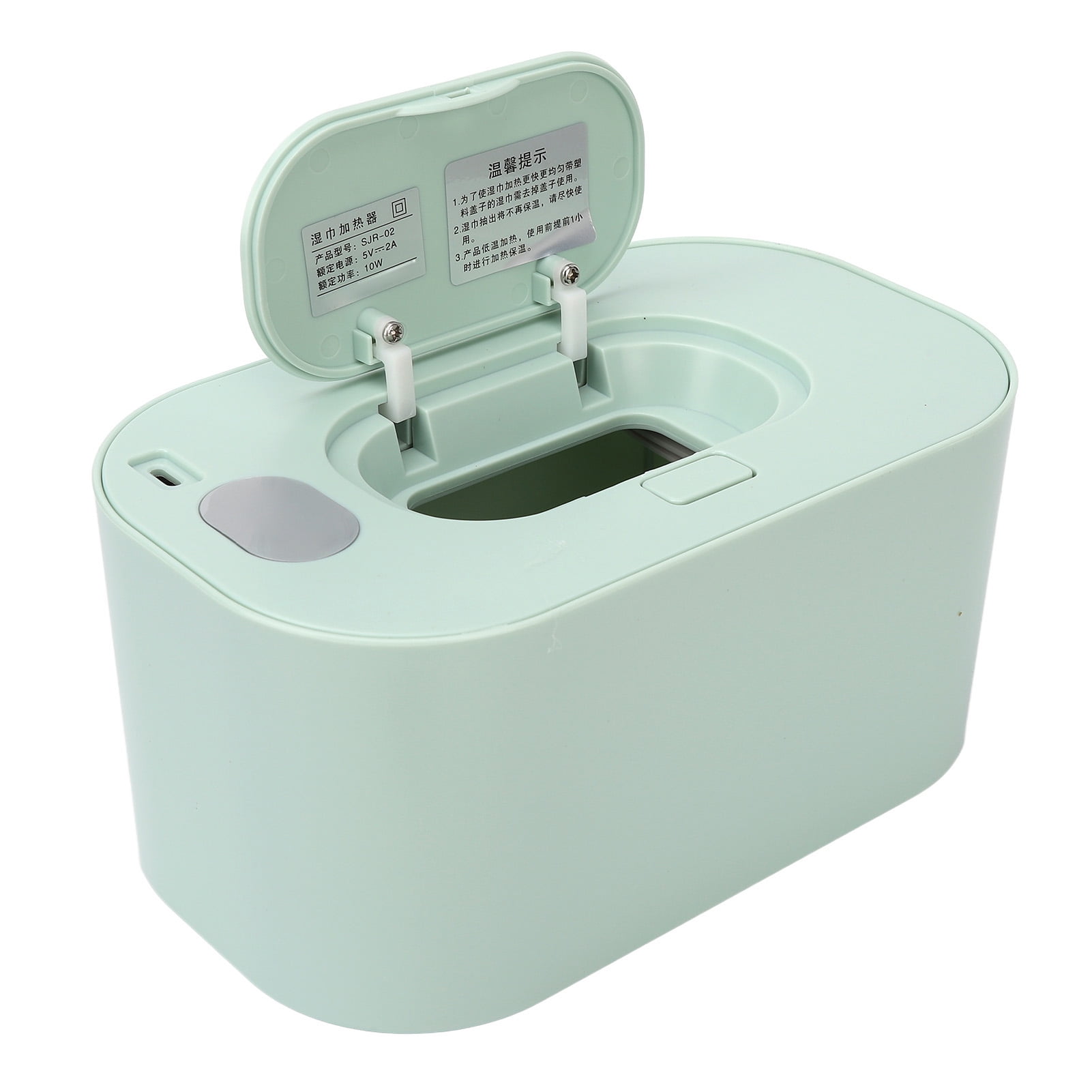 Nieyigj Portable Baby Wet Wipes Heater and Warmer Box, Constant Temperature Wipe Machine for Household and Travel, Green Design, Fits Standard Wipes (7.9 inches / 20 cm)