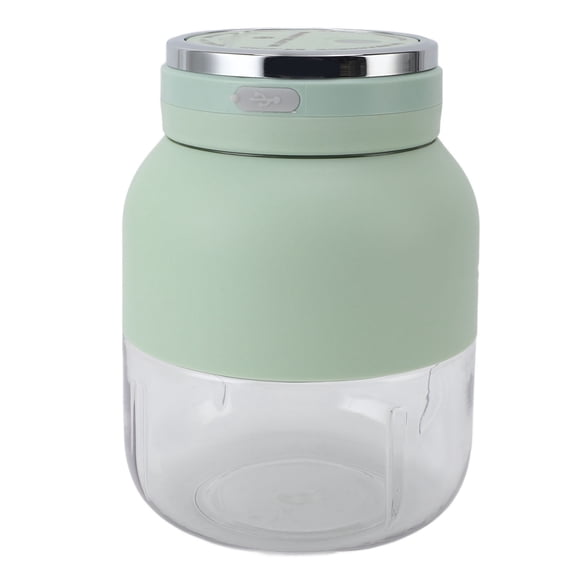 Nieyigj Portable Blender Cup 1500mAh Electric Juicer Mini Automatic Mixer for Outdoor Sport Dual Use Water Bottle 17.6 oz / 500 ml Light Green