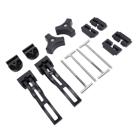 Nieyigj Premium Replacement and Accessories Part Kit for Hard Tri Fold and Quad Fold Truck Bed Cover, Heavy Duty Nut T Bolt Front Rear Clamp Hardware Set for Universal Pickup Trucks (14 in / 35.5 cm)