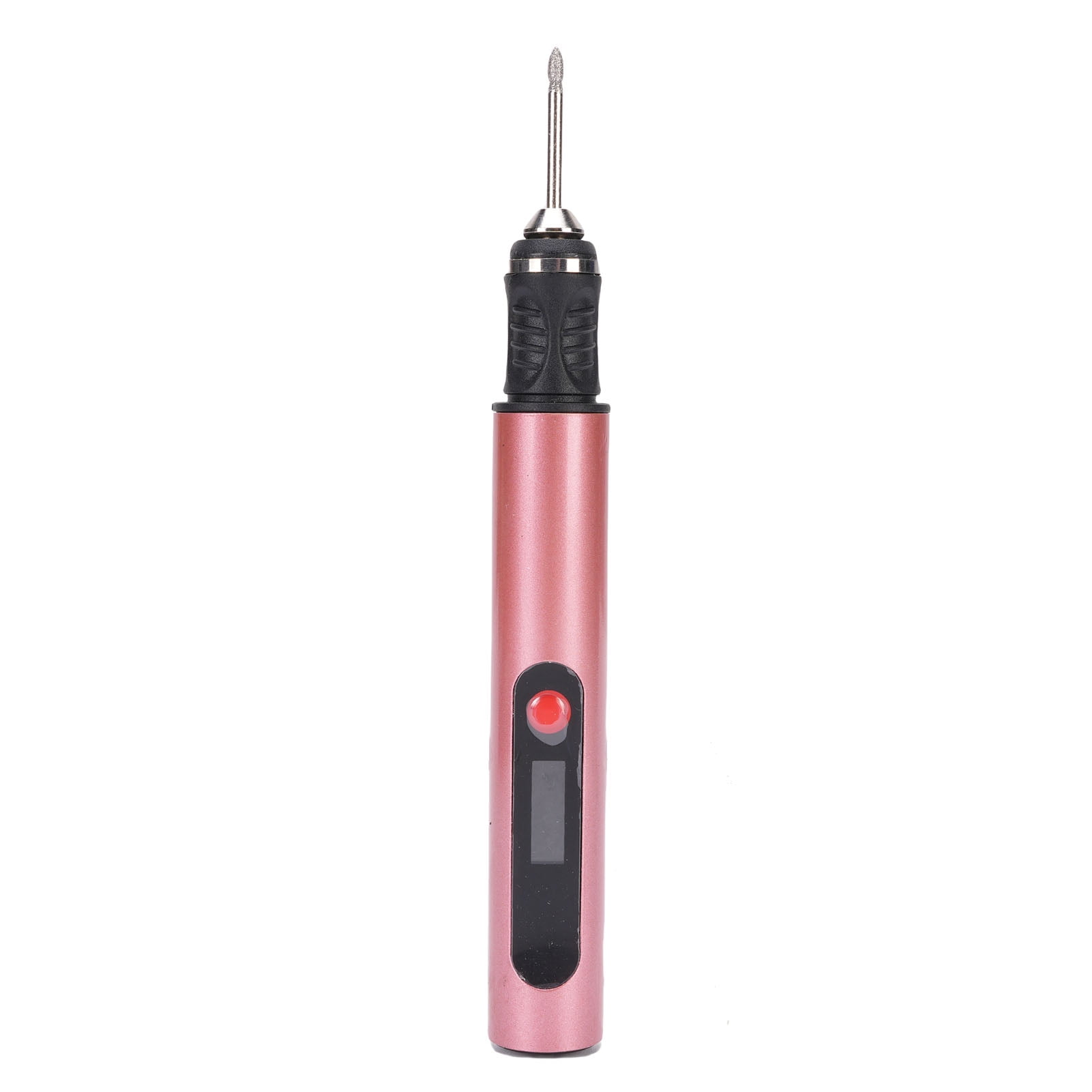 Nieyigj Professional Electric Nail Drill Machine Multifunctional Rechargeable Portable Engraving Pen for Manicure Pedicure Home Salon Use, 30000 RPM, Rose Gold