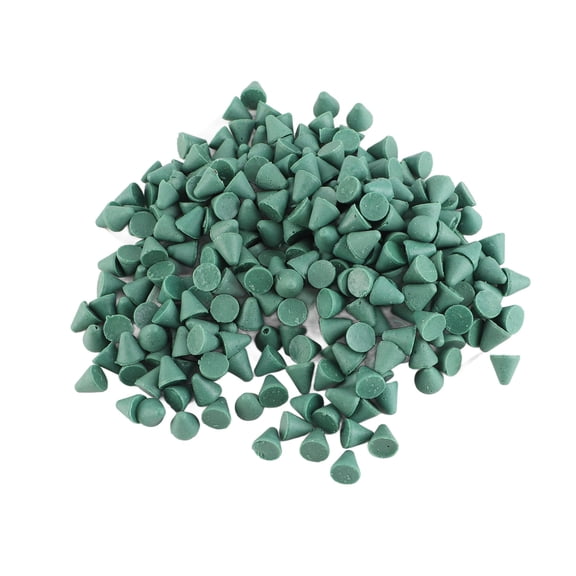 Nieyigj Professional Resin Grinding Buffing Abrasive Tumbling Media for Vibration Polishing Machine, High-Efficiency Jewelry Making Tool and Equipment Accessory (6.30 inches / 16.00 cm)