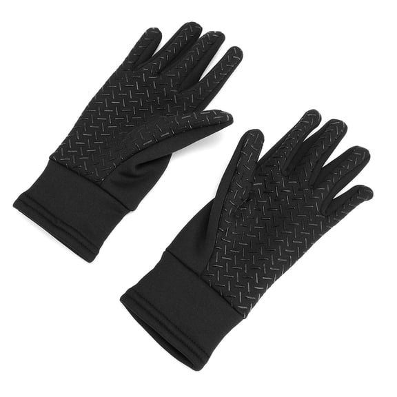 Nieyigj Professional Thermal Horseback Riding Gloves Anti Slip Silicone Palm Polyester Equestrian Gloves for Winter Training and Outdoor Sports Size S (9.45 inches / 24 cm)