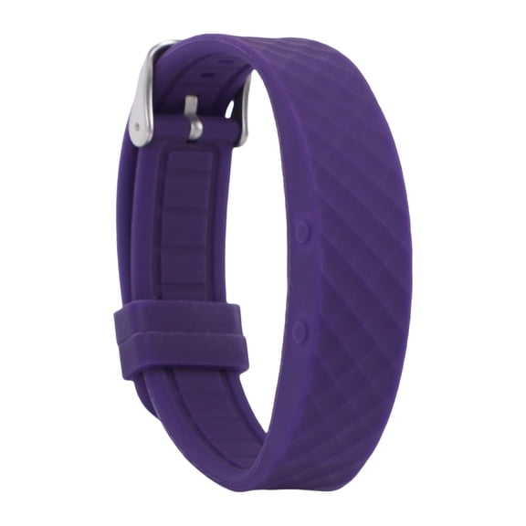 Nieyigj Purple Vibrating Alarm Reminder USB Charging Watch LED Fitness Tracker Watch with Timer for Calories Sleep Tracking, Lightweight Silicone Band, Length 9.8 inches / 24.89 cm