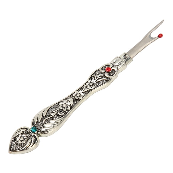 Nieyigj Retro Seam Rippers Alloy Exquisite Thread Ripper Tool for Embroidery Quilting Sewing Daffodils Silver 5.12 inches / 13 cm