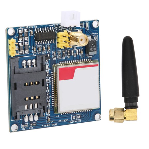 Nieyigj SIM 900A Development Board Module Wireless Extension Antenna Board for SMS GSM GPRS STM32 A6 Transmission Electronic Component Microcontroller Compatible with 5V-18V (4.72 inches / 12.00 cm)