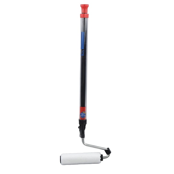 Nieyigj Self Priming Semi Automatic Multifunctional Paint Roller Brush Kit for Indoor and Outdoor Home Improvement, Includes Wool Roller PVC Pole Straw, Ideal for Smooth and Semi Rough Wall Surfaces