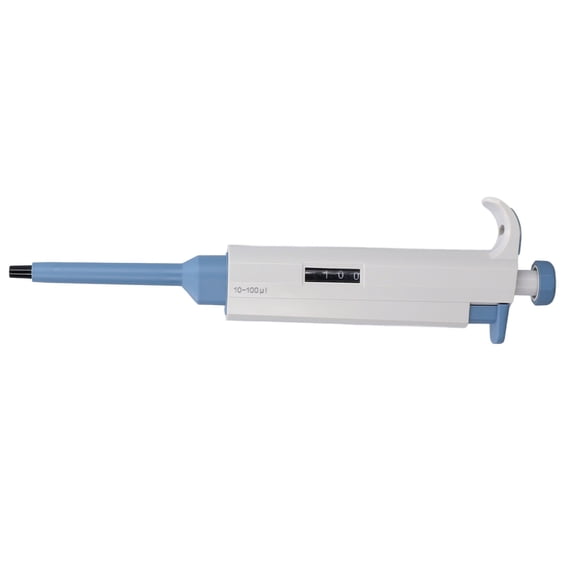 Nieyigj Single Channel Pipettor 10-100ul Adjustable Variable Volume Micropipette with Large Capacity Tip for Laboratory High Precision Liquid Handling Equipment (11.02 inches / 28 cm)
