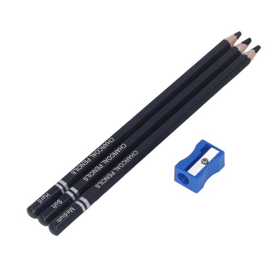 Nieyigj Sketch Pencil Kit 3pcs Graphite Carbon Detail Drawing Art Pencils with Sharpener [cite: 10, 11]