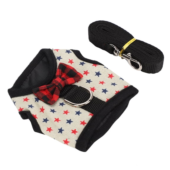 Nieyigj Small Animal Leash Chest Strap Harness Traction Vest for Rabbit Hamster Guinea Pig, Size M, Multicolor (6.69 inches / 17 cm)