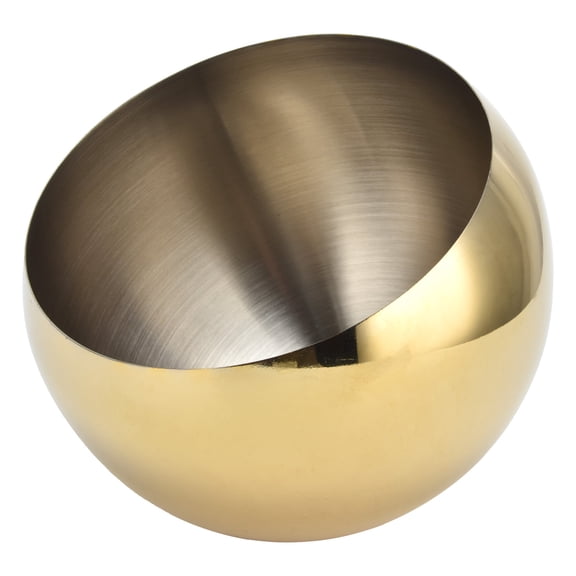 Nieyigj Small Stainless Steel Sugar Bowl Oblique Condiment Pot Polished Brushed Metal Serving Dish for Sugar Pepper Salt Spices Home Kitchen (5.12 inches / 13 cm)