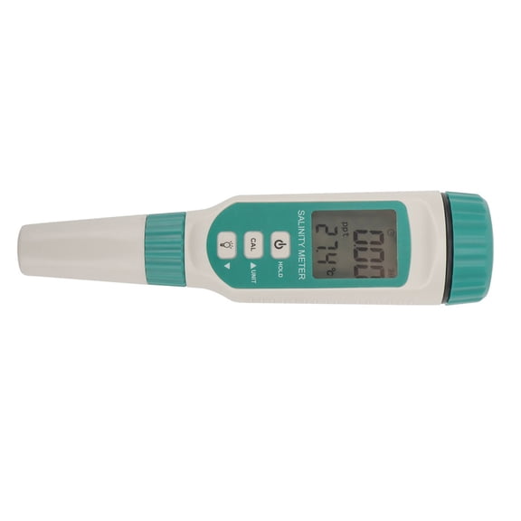 Nieyigj Smart Sensor AR8012 Electronic Salinity Meter Portable Digital Tester Pen with LCD Display for Water Quality Testing, Aquaculture, Environmental Protection, 1.00ppt-100ppt Measurement Range