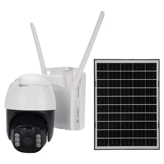Nieyigj Solar Security Camera 4MP Rain Proof Bidirectional Voice Intercom WiFi Camera for Home (11.4 inches / 29 cm)