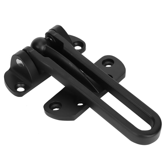 Nieyigj Stainless Steel Anti-Theft Lock Buckle Security Guard Door Safety Lock Latch for Home Hotel Matte Black