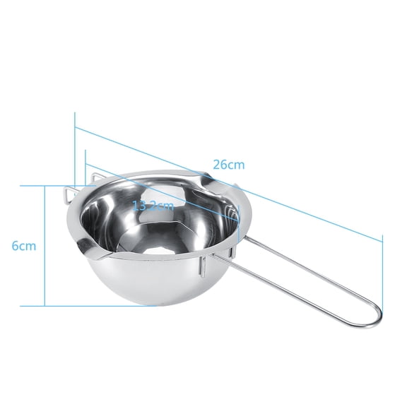Nieyigj Stainless Steel Chocolate Butter Milk Melting Pot Double Boiler Pan Kitchen Cookware Tool (9.65 inches / 24.5 cm)