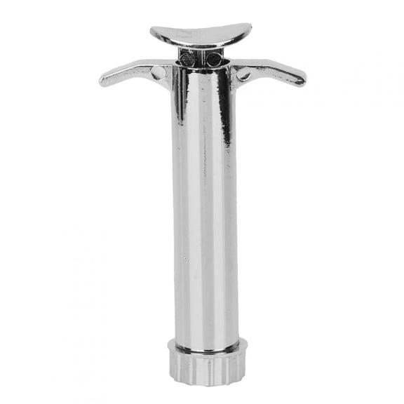 Nieyigj Stainless Steel Clay Extruder Fondant Sculpture Craft Gun, Hand-Held Polymer Clay Modeling Tool for Cake Decorating and Ceramics, Silver (5.9 inches / 15.00 cm)