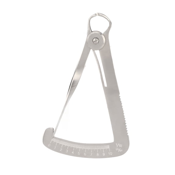 Nieyigj Stainless Steel Inner Caliper Ruler Rustproof Measuring Tool for Jewelry Stones and Hardware, Accurate 0-10mm / 0-0.39in Range Vernier Calipers