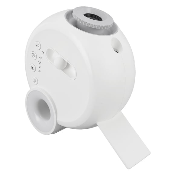 Nieyigj Star Projection Night Light Bluetooth Speaker USB Night Sky Ceiling Projector with 15 White Noise Remote Control Timer Dimmable 8.27 inches / 21 cm White