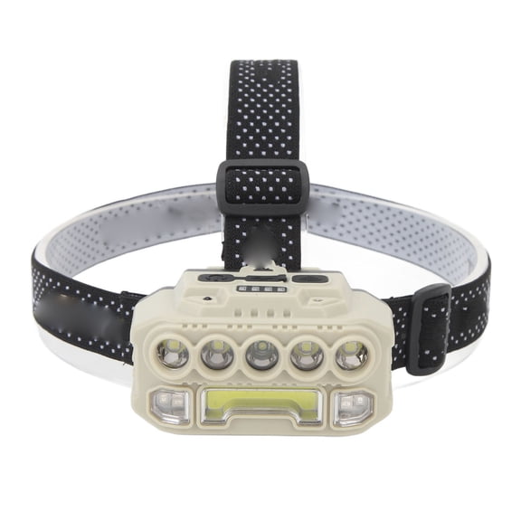 Nieyigj Super Bright LED Headlamp USB Rechargeable Motion Sensor Power Indicator Portable Headlight for Outdoor Camping Hiking Running Waterproof Gear (3.9 inches / 10 cm)