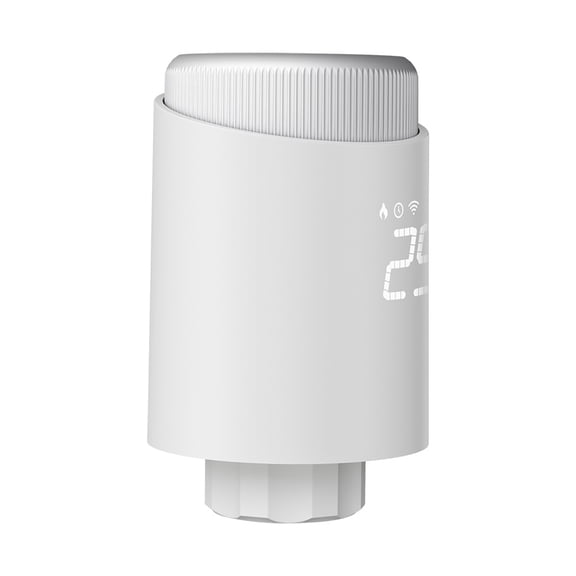 Nieyigj Tuya Zigbee Thermostatic Radiator Valves Intelligent Wireless Mobilephone App Control Home Heating Thermostat Temperature Controller Compatible with Amazon Alexa Google Home