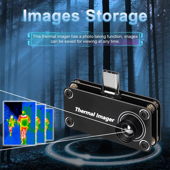 Nieyigj Type-C Interface 32x32 Resolution Infrared Thermal Imager Multifunction Temperature Measurement Meter Cellphone for Android Mobilephone with OTG Function -20~1000 Range