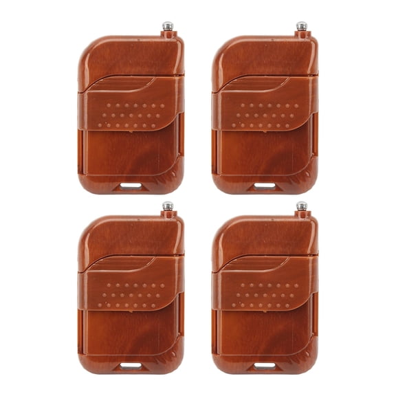 Nieyigj Universal Garage Door Remote Control 433MHz Key Fob Cloning 4 Channel Transmitter Gate Opener Multi-Purpose Security Replacement Built-In Battery 4Pcs Pack