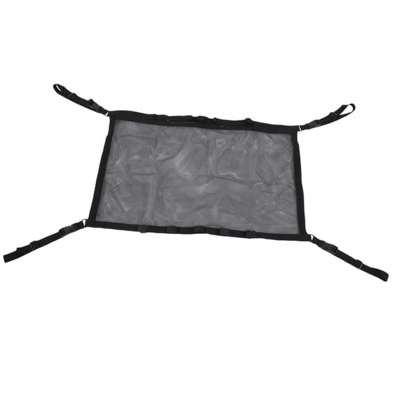 Nieyigj Vehicle Fishing 5 Rod Reel Holder Roof Rack Carrier, Black 31x21 Inches / 78.7x53.3 cm Ceiling Storage Net Organizer for Car SUV Van