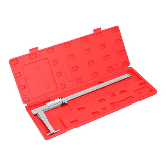 Nieyigj Vernier Caliper, 0-300mm / 0-11.8 Inches Carbon Steel Inner Diameter Ruler, Manual Measuring High Accuracy Caliper Tools with Storage Box for Industrial Machining