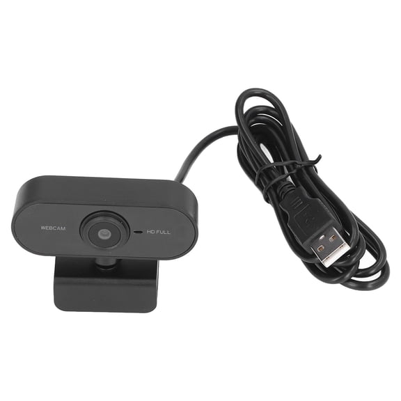 Nieyigj Web Camera HD 1080P Noise Reduction Auto Focusing Streaming Computer Webcam with Microphone, Plug and Play USB PC Camera for Desktop Laptop Video Calling Conferencing, Black / 10 inches