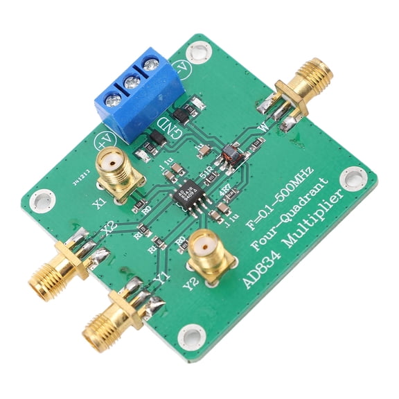 Nieyigj Wideband Amplifier Low Power Consumption Power Measurement AD834 Four Quadrant Multiplier Function RF Broadband Gain Module SMA Female Interface