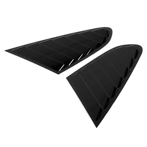 Nieyigj Window Louver Bright Black ABS Side Window Scoop Cover Trim for A5 2008~2016 (47 inches / 119.38 cm)