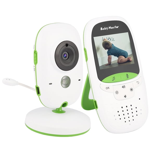 Nieyigj Wireless 2 Inch / 5.08 cm LCD Screen Video Baby Monitor Camera With Two-Way Audio And Night Vision, White