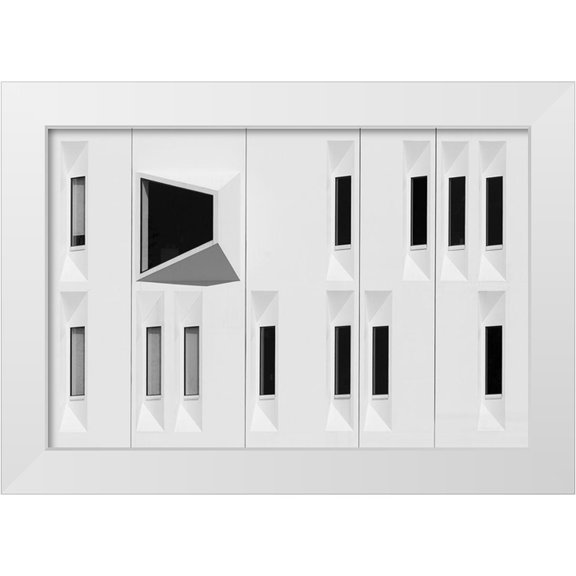 Niezen, Jan 14x11 White Modern Wood Framed Museum Art Print Titled - Essent Building Venlo