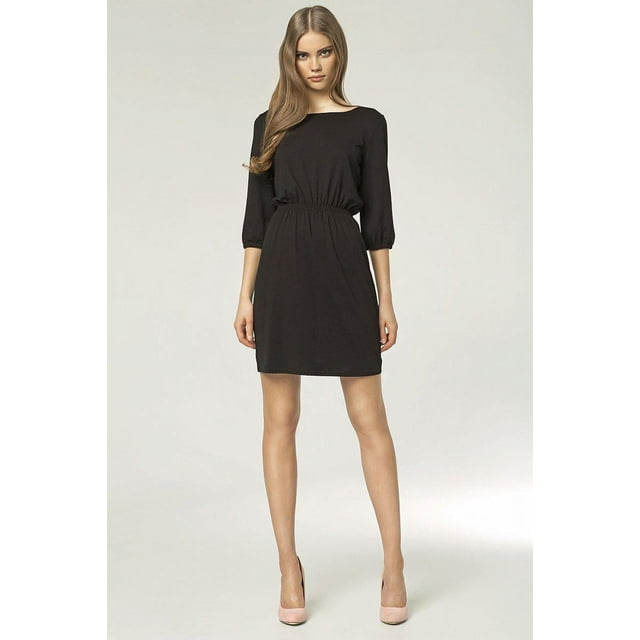 Nife Women's Black Day dress 42