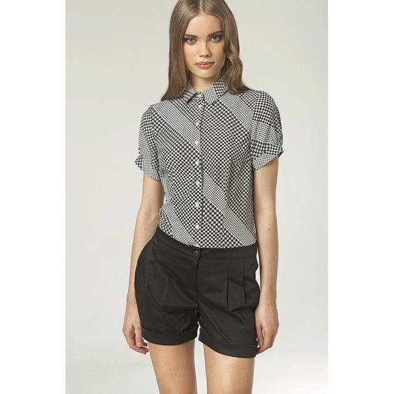Nife Women's Black Shorts - 38