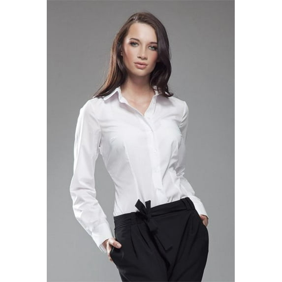 Nife Women's White Long sleeve shirt - 42
