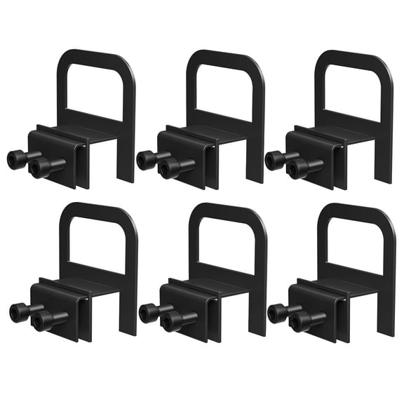 Niffgaff 6 Pcs Anti-Slip Mattress Gaskets: Gripper for Metal Frame - Adjustable Stoppers Widen Holder for Metal Frame