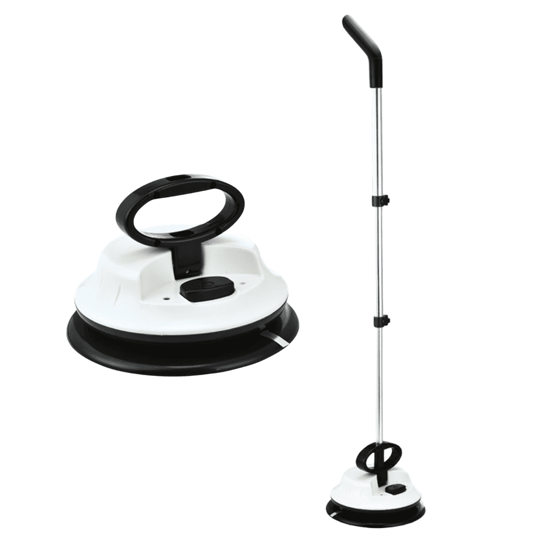 Nifftee 3-in-1 Mop, Duster, and Polisher - Cordless Electric Spinner - Stick and Handheld, LED Lights, Cleans Floor, Countertops, Windows, Mirrors