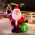 thumbnail image 1 of Nifti Nest Outdoor Santa Claus Christmas Blow Ups Yard Inflatable, 6', 1 of 8