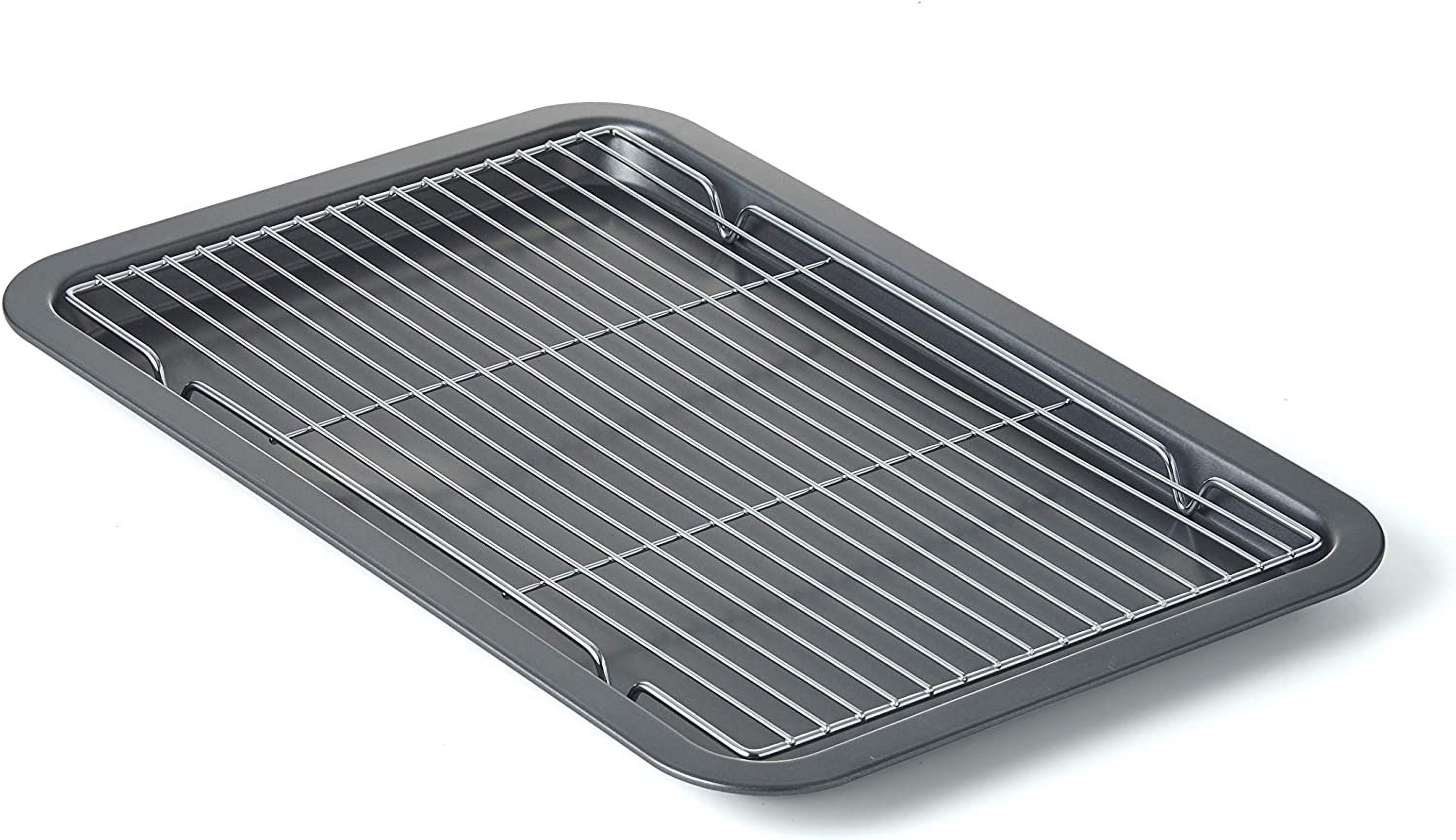 Nifty All in 1 Oven Crisper Baking Pan and Cooling Rack – Non-Stick Chrome  Plated, Each - Ralphs