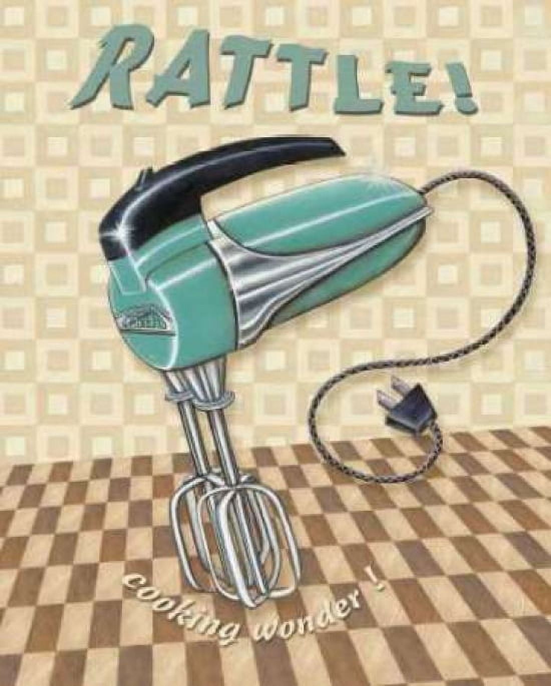 Nifty Fifties - Rattle Canvas Art - Charlene Audrey (22 x 28)