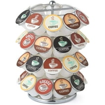 Nifty Solutions Coffee Pod Carousel – Compatible with K-Cups, 40 Pod Capacity, Chrome