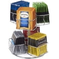 thumbnail image 1 of Nifty Solutions Tea Bag Spinning Carousel – 6 Compartments, 60 Tea Bags Storage, Chrome, 1 of 7