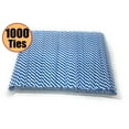 thumbnail image 1 of NiftyPlaza 1000 Twist Ties, 4 inch, Plastic Coated, No Rip Paper Ties, 1 of 3