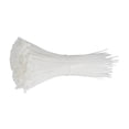 thumbnail image 2 of 500-Pack White 12-Inch Nylon Zip Ties – 40lb Tensile – UV Weather Resistant – BlueDot Trading 2 of 4