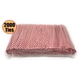 thumbnail image 1 of NiftyPlaza 4 inch Twist Ties, Plastic Coated, No Rip Paper Ties - 2000 Twist Ties, 1 of 4