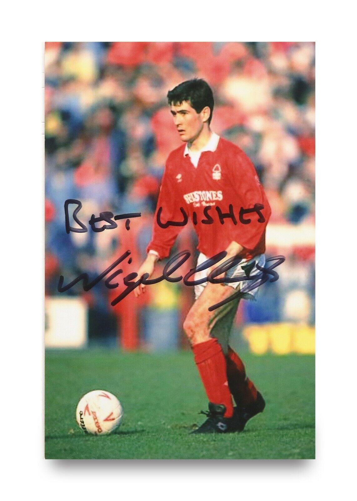 Nigel Clough Signed 6x4 Photo Nottingham Forest Burton Albion Autograph