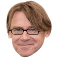 thumbnail image 1 of Nigel Slater (Glasses) Celebrity Mask, Flat Card Face, Fancy Dress Mask, 1 of 6