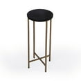 thumbnail image 1 of Nigella Black Granite Cross Legs Side Table, 1 of 7